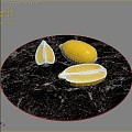 Lemon Fragrance Lemon Fruit 3d model