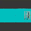 Blue Industrial Generator With Enclosed Design Ventilation Panels And Durable Build