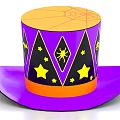 Top Hat Winter Brim Top Hat Magic Hat 3d model