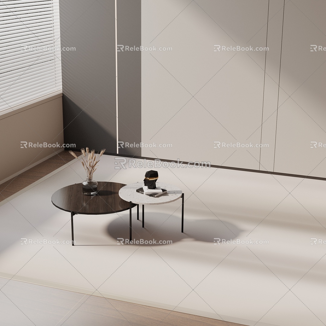 Modern coffee table 3d model