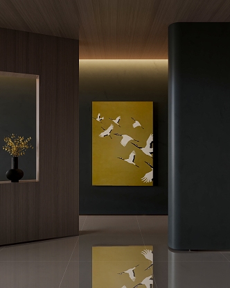 Chinese Hanging Paintings 3d model