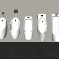 Urinal Integrated Induction Urinal Automatic Induction Urinal 3d model