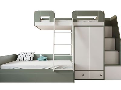 Modern Bed-and-out Children Bed-and-out model