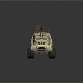 Bulletproof Car Armed Jeep Armed Car Armed Bulletproof Car Military Jeep Off-road Jeep Humvee 3d model