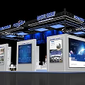 Sunsun CEEP Exhibition Booth With Modern Design LED Screens And Lighting