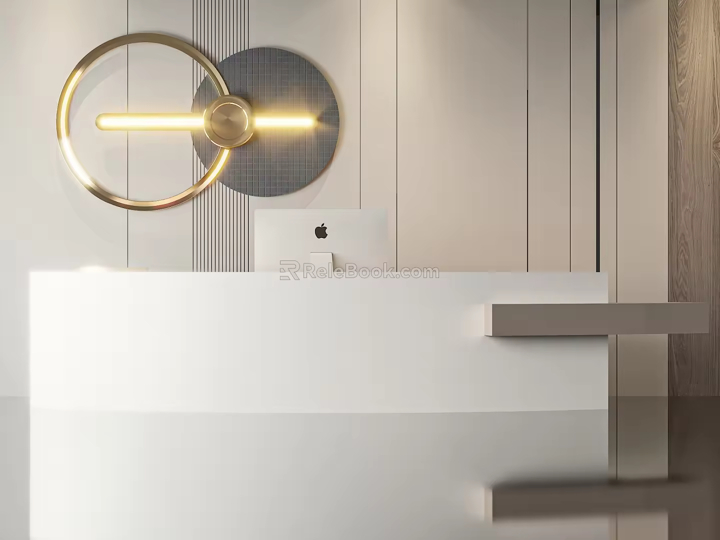 Reception Desk 3d model