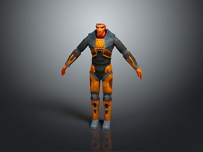 Science Fiction Warrior Future Warrior Next Generation Warrior Super Soldier Magic Warrior Super Soldier Science Fiction Soldier 3d model