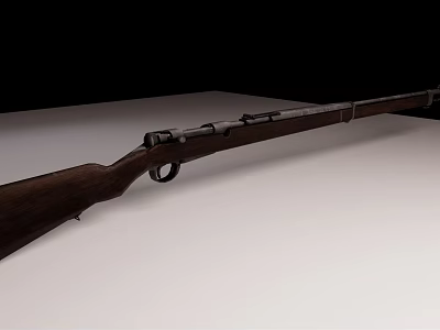 Modern guns are rifles. 3d model Modern guns are rifles. 3d model