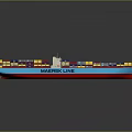 Modern Maritime Cargo Transportation Ship With Stacked Colorful Containers On Deck