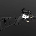 Tactical Military Sniper Rifle With Scope Magazine And Metal Components