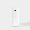 White Sleek Vertical Air Purifier With Modern Design For Home Daily Use