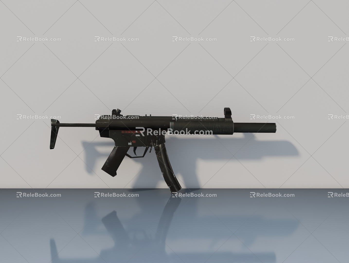 Equipped with submachine guns model