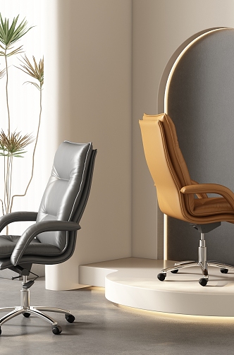 Office chair combination 3d model