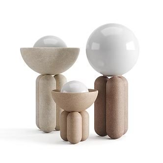 Nordic Table Lamp 3d model