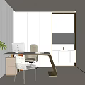 Modern Beauty Hair Salon Interior Design With Styling Stations And Mirrors