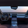 Black And White Luxury Cars With Modern Design And Brown Leather Interior