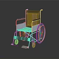 Modern Wheelchair Design With Black Padded Seat Silver Frame And Durable Wheels