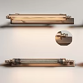 Modern Brass Wall Lamps with Sleek Metal Design for Home Interior Lighting