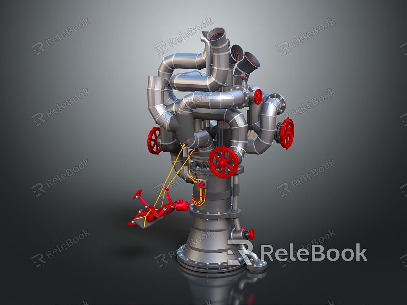 modern water pipe model