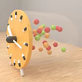 Modern Clock Alarm Clock Capsule 3d model