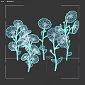 Colorful Chrysanthemums in Purple Pink White with Green Stems and Leaves Arranged Together