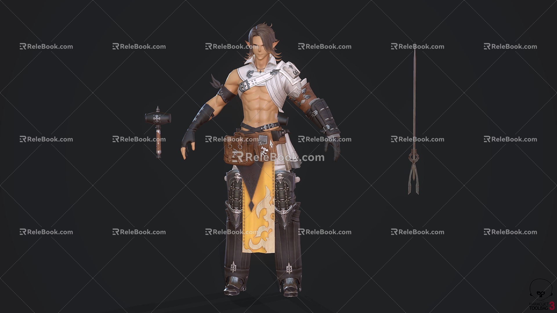 Man Warrior Samurai Home model