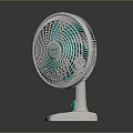 RIVO Air Cooler Fan with White Base and Green Blades Efficient Cooling Device