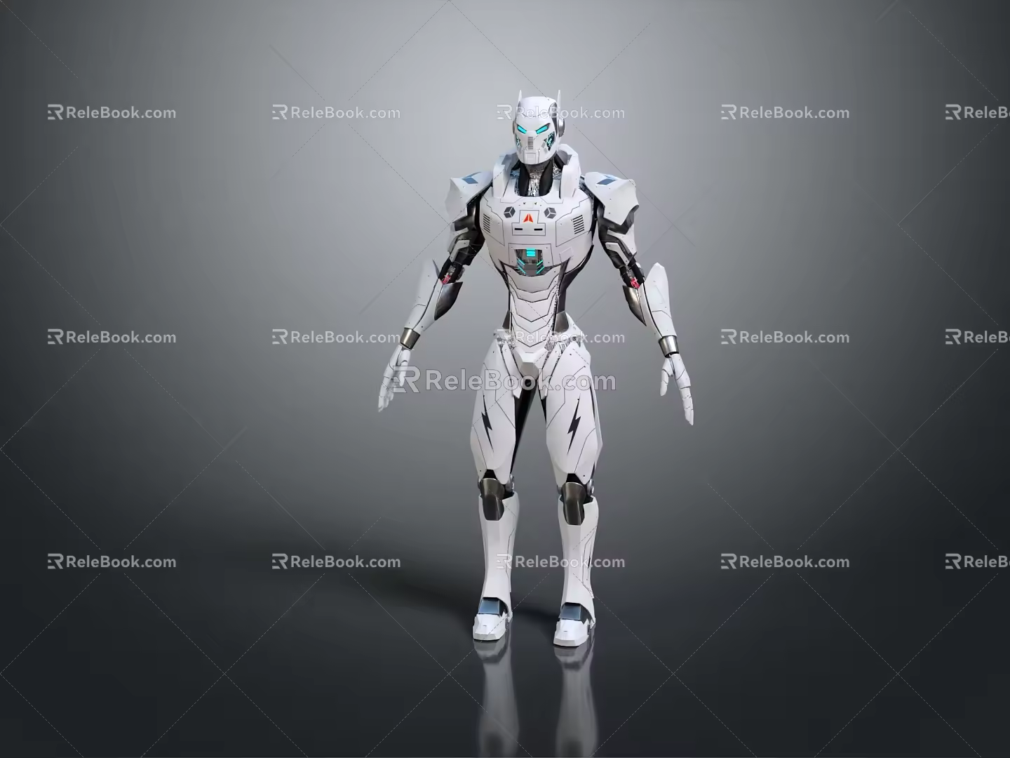 Modern Robot Robot Assistant Small Robot Robot Butler 3d model