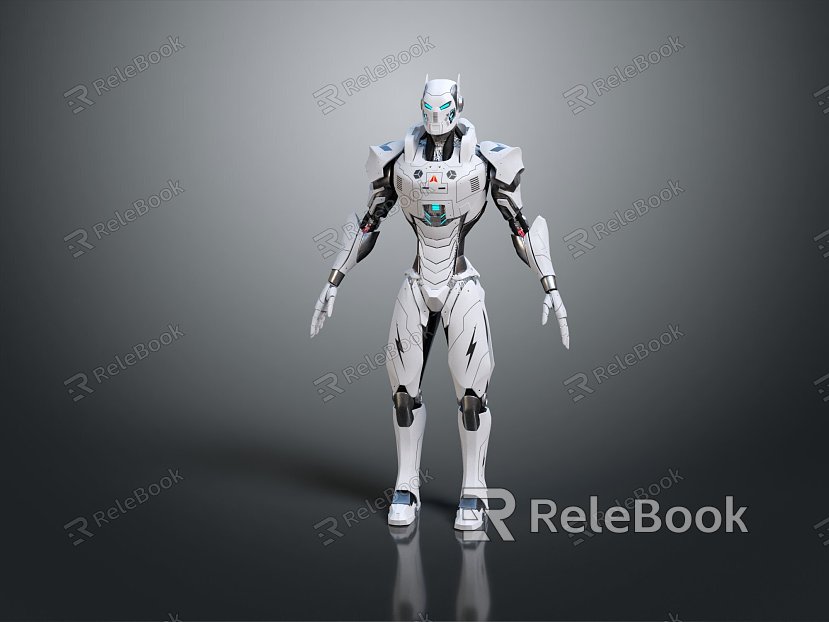 Modern Robot Robot Assistant Small Robot Robot Butler model