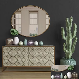 Side Cabinet 3d model