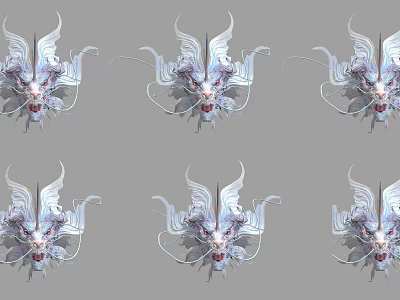 Modern Kangjin Dragon Black Myth Wukong Kangjin Dragon Black Myth Monster Hand-made Black Myth Wukong Dragon Ancient Chinese Dragon 3d model