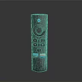 Black LG Remote Control With Circular Buttons And Colorful Function Keys