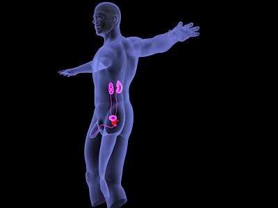 Medical Device For 3D Visualization Of Human Urinary System Kidneys And Bladder 3d model