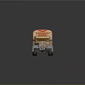 Vintage Functional Delivery Truck With Normand Branding And Retro Design