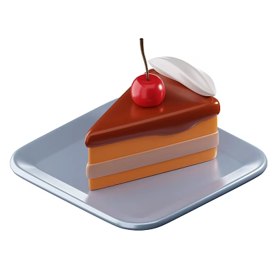Modern Fruit Cake Chocolate Cake Food Cartoon Food 3d model Modern Fruit Cake Chocolate Cake Food Cartoon Food 3d model