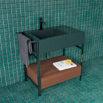 Modern wash basin 3d model