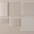 White Window Blinds Various Designs And Styles For Home Windows 3d model