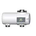 White Smart Temperature Control Faucet With Digital Display And 35 Degree Reading