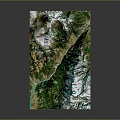 Geography, topography, mountain shape, ridge, ridge, valley, mountain range, canyon, geomorphology, mountain peak, mountain body 3d model