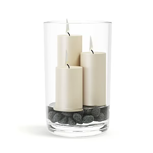 Interior Decorations Furnishings Ornaments Candle Holders 3d model