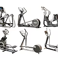 Different Types of Sports Fitness Equipment Including Treadmills Ellipticals and Bikes
