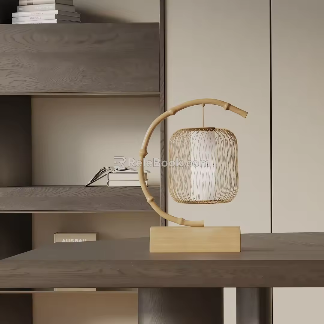 Modern table lamp 3d model