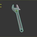 Durable Adjustable Wrench Professional Hardware Tool With Metal Body And Ergonomic Grip