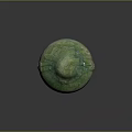 Handcrafted Green Ceramic Jar With Glazed Surface And Traditional Design