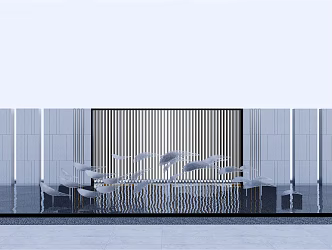 Modern Urban Sculpture Landscape Sculpture 3d model