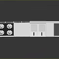 Stainless Steel Modern Kitchen Equipment With Gas Stove Burners Countertop Sink And Grill