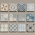 Stone mosaic floor tile mosaic floor tile tile 3d model