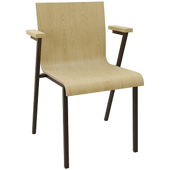 BentWood Dining Chair 3d model