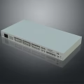 High Performance White Electronic Network Switch With Multiple Ports And Modern Design