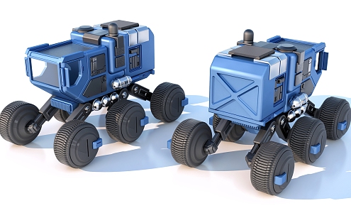 Special vehicle means of transport 3d model